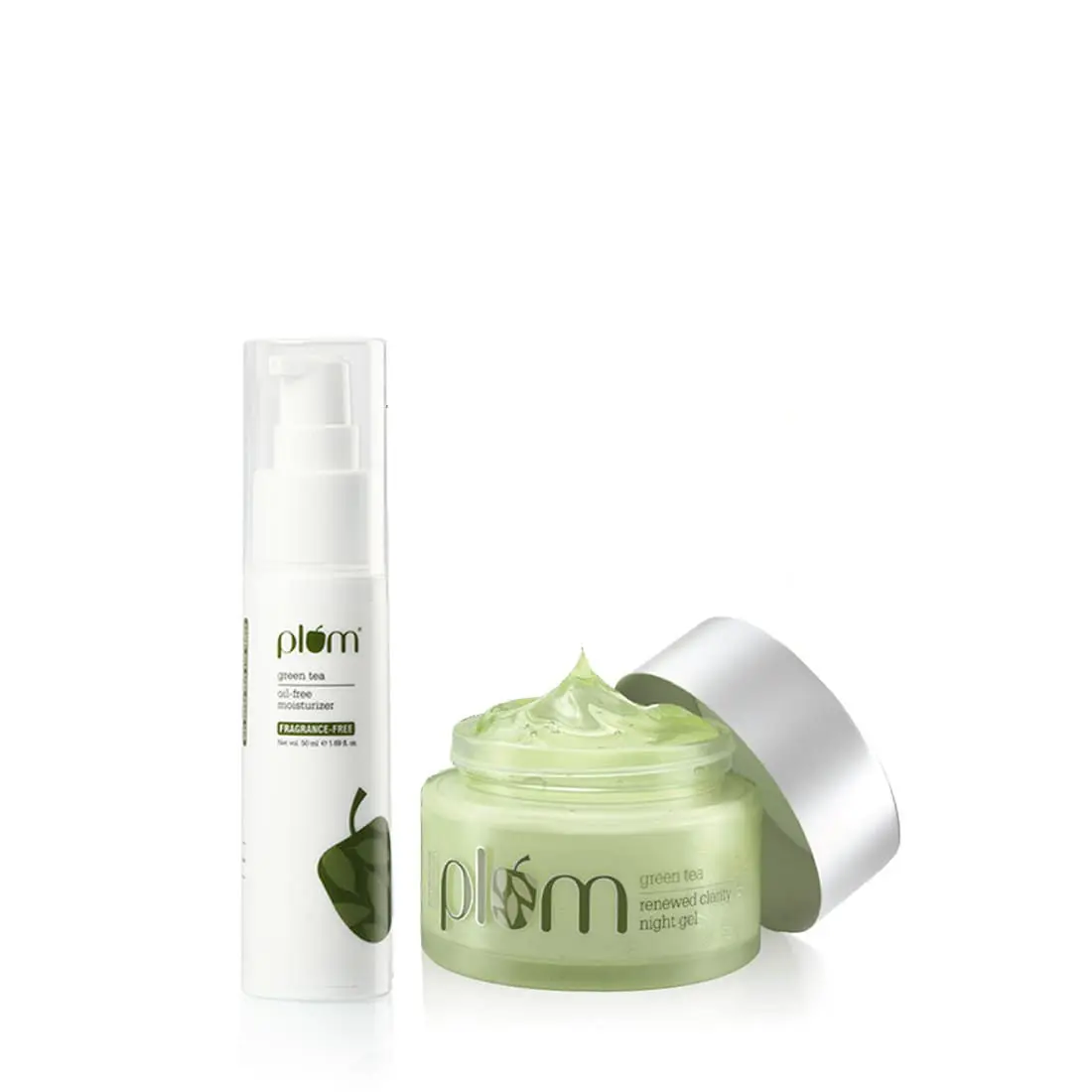 Plum Green Tea - Day & Night Oil-Free Moisturizer Duo | For all-day hydration | Paraben-Free