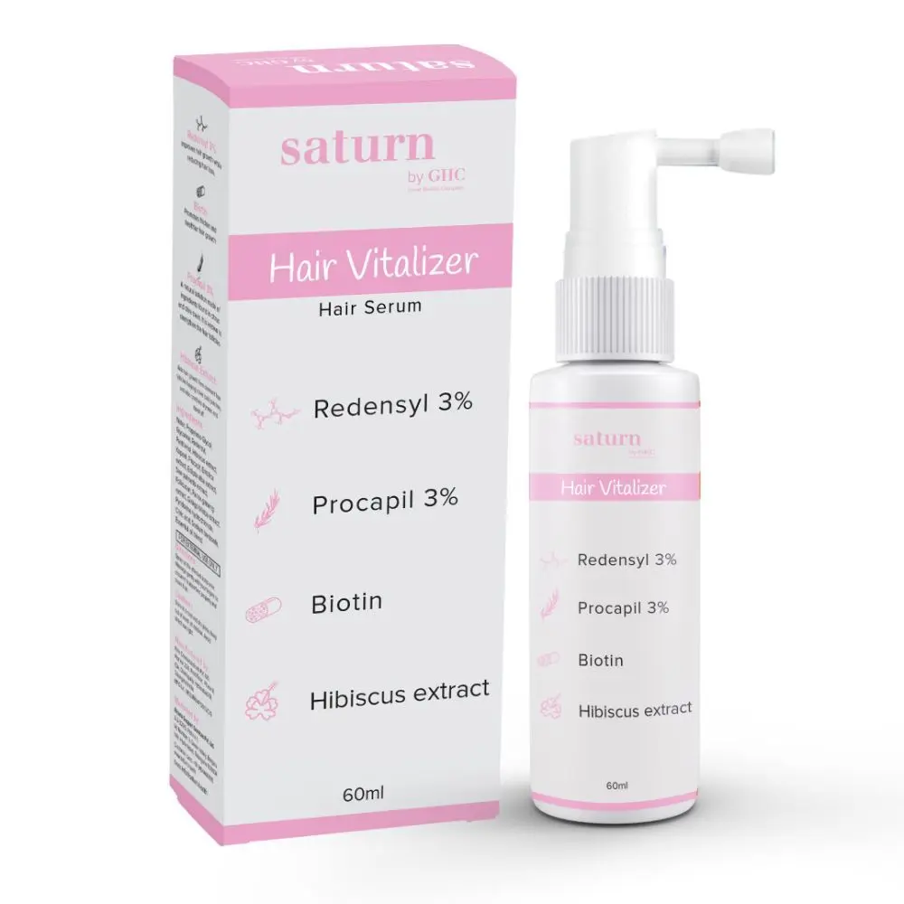 Saturn by GHC Procapil Hair Growth Serum with 3% Redensyl that Prevents Hair Fall, Promotes Hair Growth & Nourishes Hair Follicles | Paraben & Sulphate Free