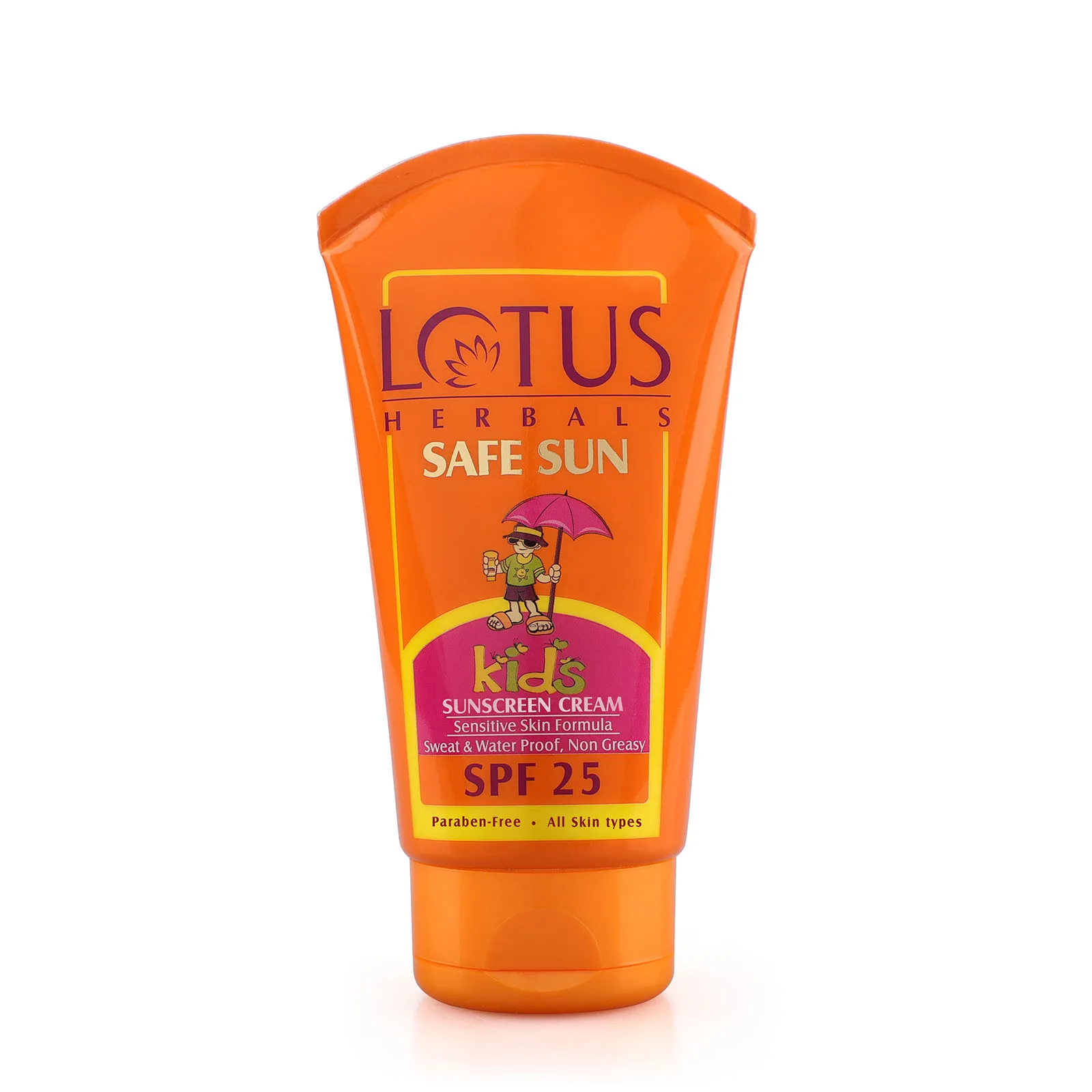 Lotus Herbals Safe Sun Kids Sunscreen Cream SPF - 25