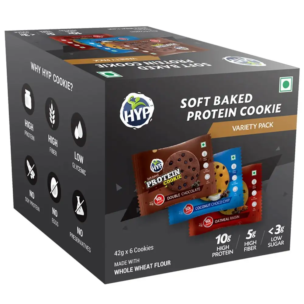 Hyp Protein Cookies,  6 Piece(s)/Pack  Variety Pack