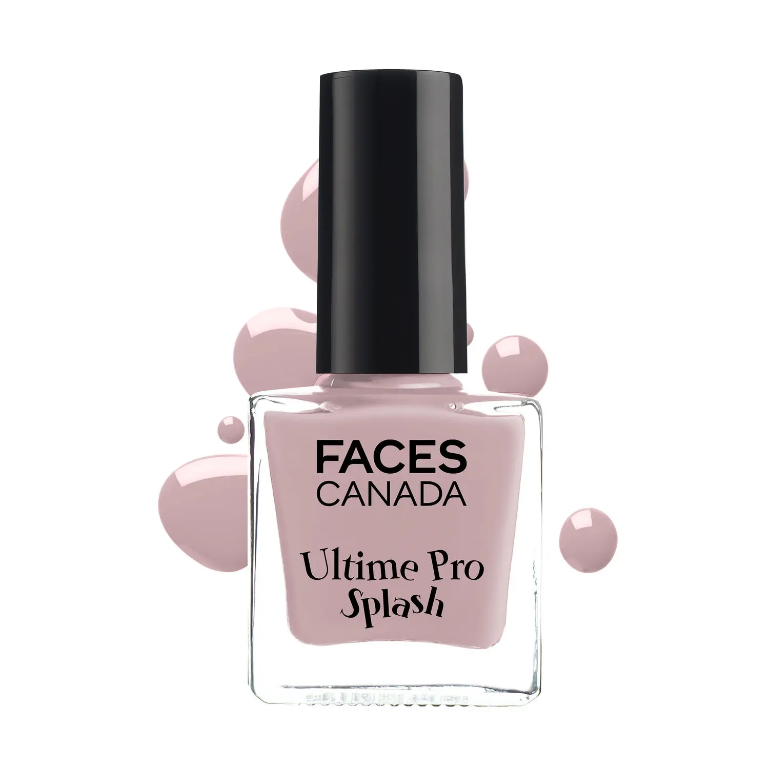 Faces Canada Ultime pro Splash | Fast Dry | High Shine | Long Lasting | No Chip Formula | No Harmful Chemicals | Shade - Pink Rouge 8ml