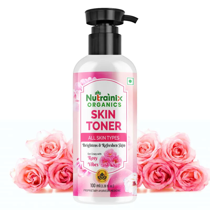 Nutrainix Organics Nourishing, Moisturizing & Brightening Skin Toner