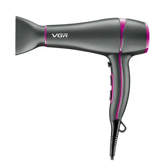 VGR Navigator V-402 Professional 2200W Premium Hair Dryer (Matt Grey/Pink)