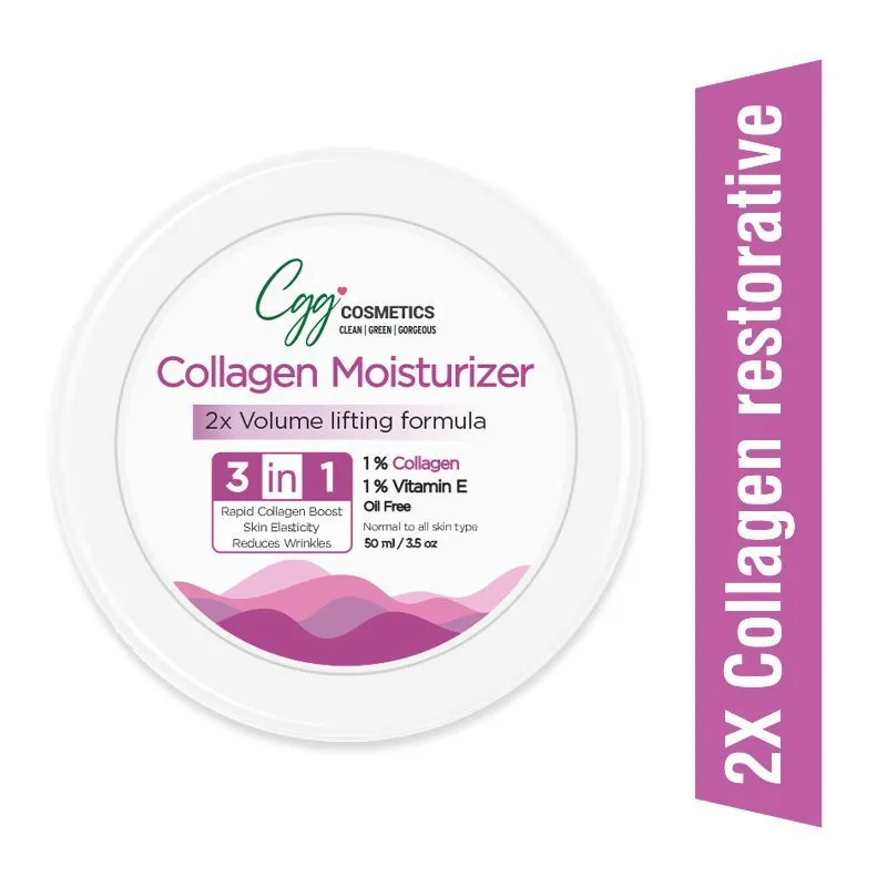 CGG Cosmetics Collagen, Hyaluronic Acid & Vitamin C Night Time Renewing Skin Moisturizer