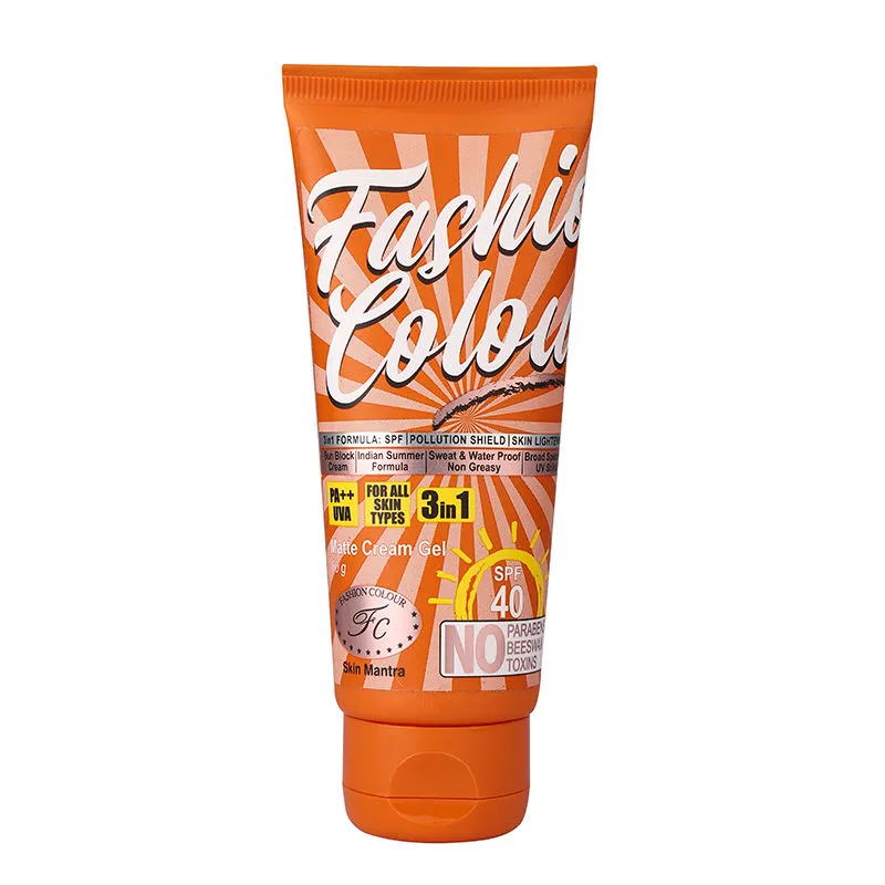 FASHION COLOUR Sun Block Cream Spf 40