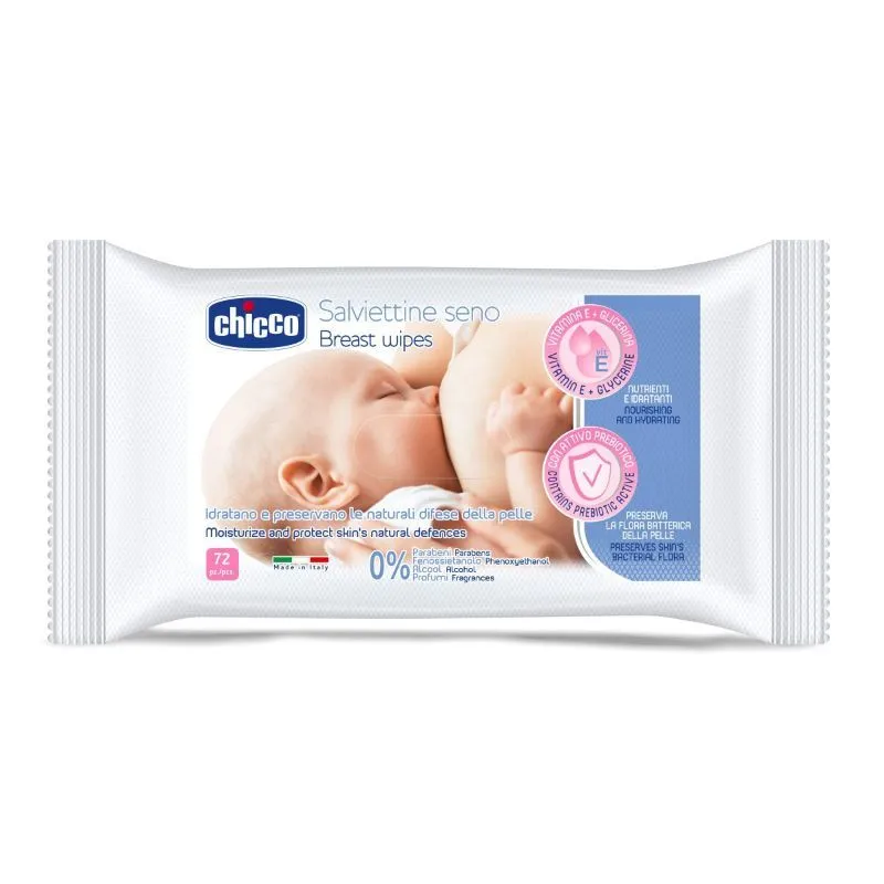 Chicco Salviettine Seno Cleansing Breast Wipes