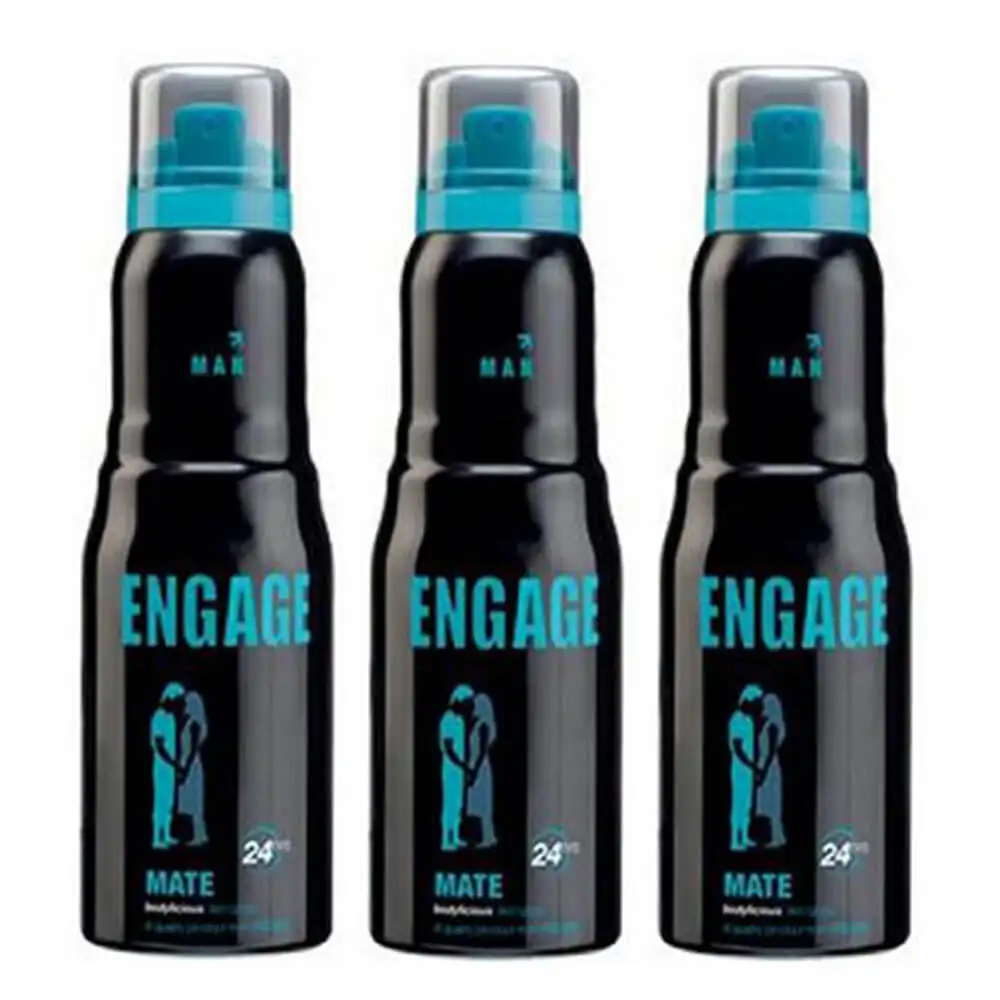 Engage Mate Deo Pack of 3,  150 ml  for Men