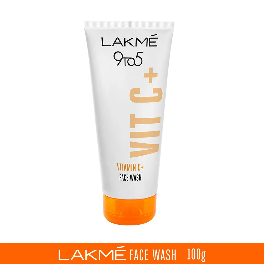 Lakme 9to5 Vitamin C Facewash With Microcrystalline Beads For Refreshed & Glowing Skin