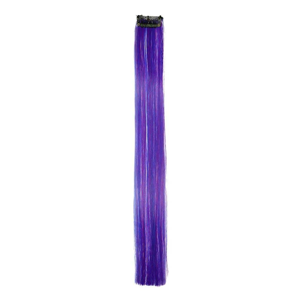 Streak Street Persian Blue Straight Clip-On Strands