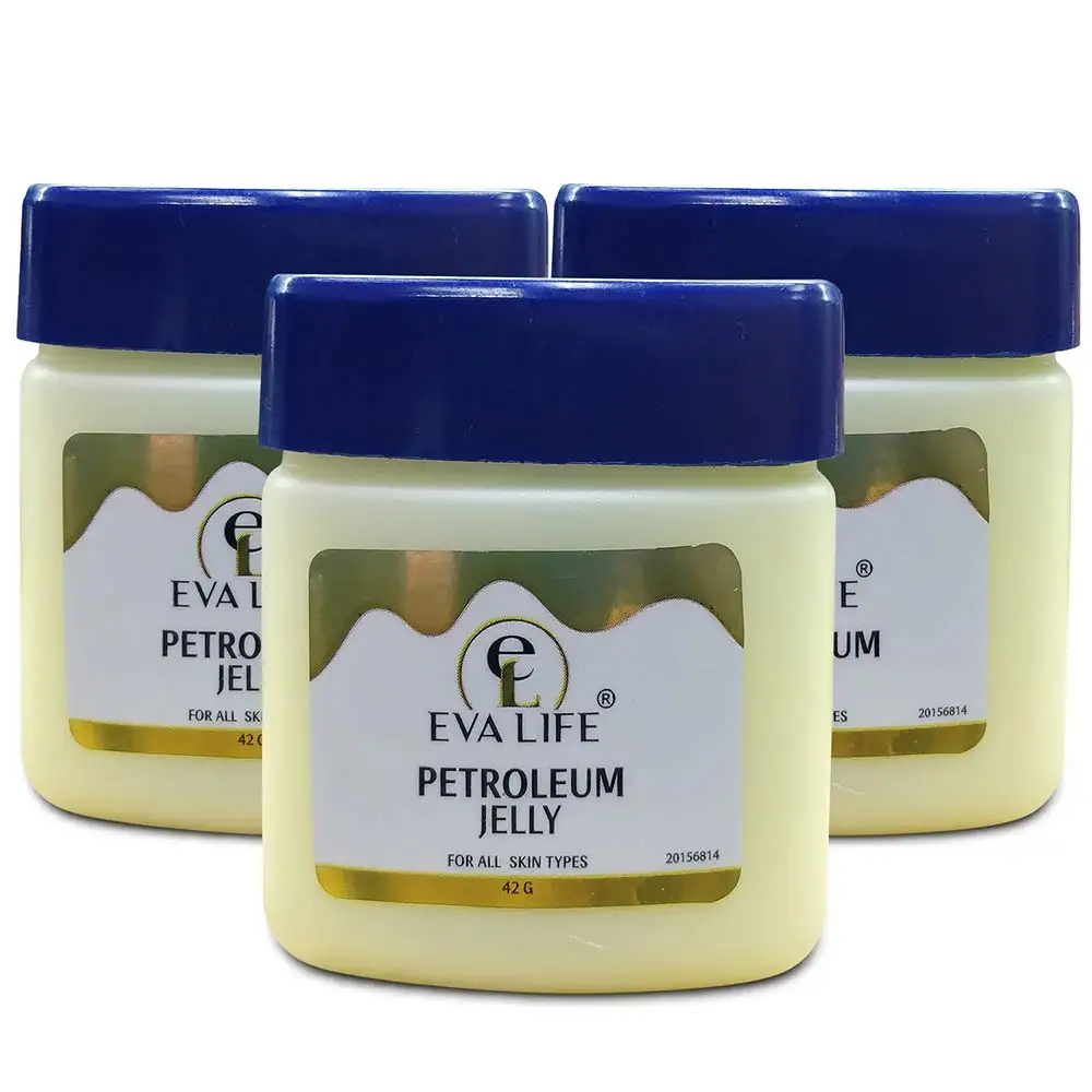 Evalife Petroleum Jelly,  42 g  for All Skin Types (Pack of 3)