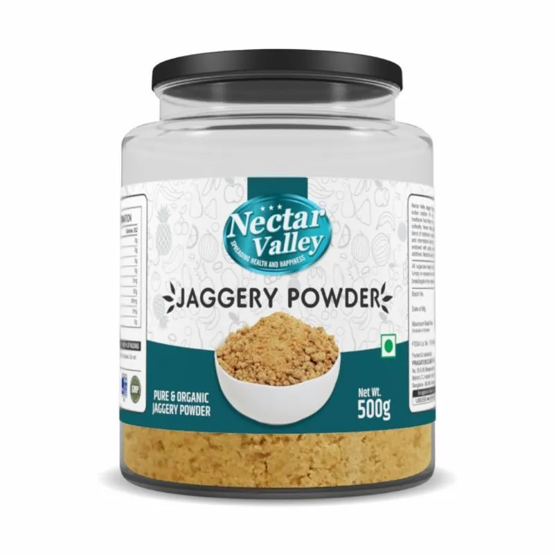 Nectar Valley Jaggery Powder, 100% Natural, Pure & Organic, Sulphur, GMO & Chemicals Free