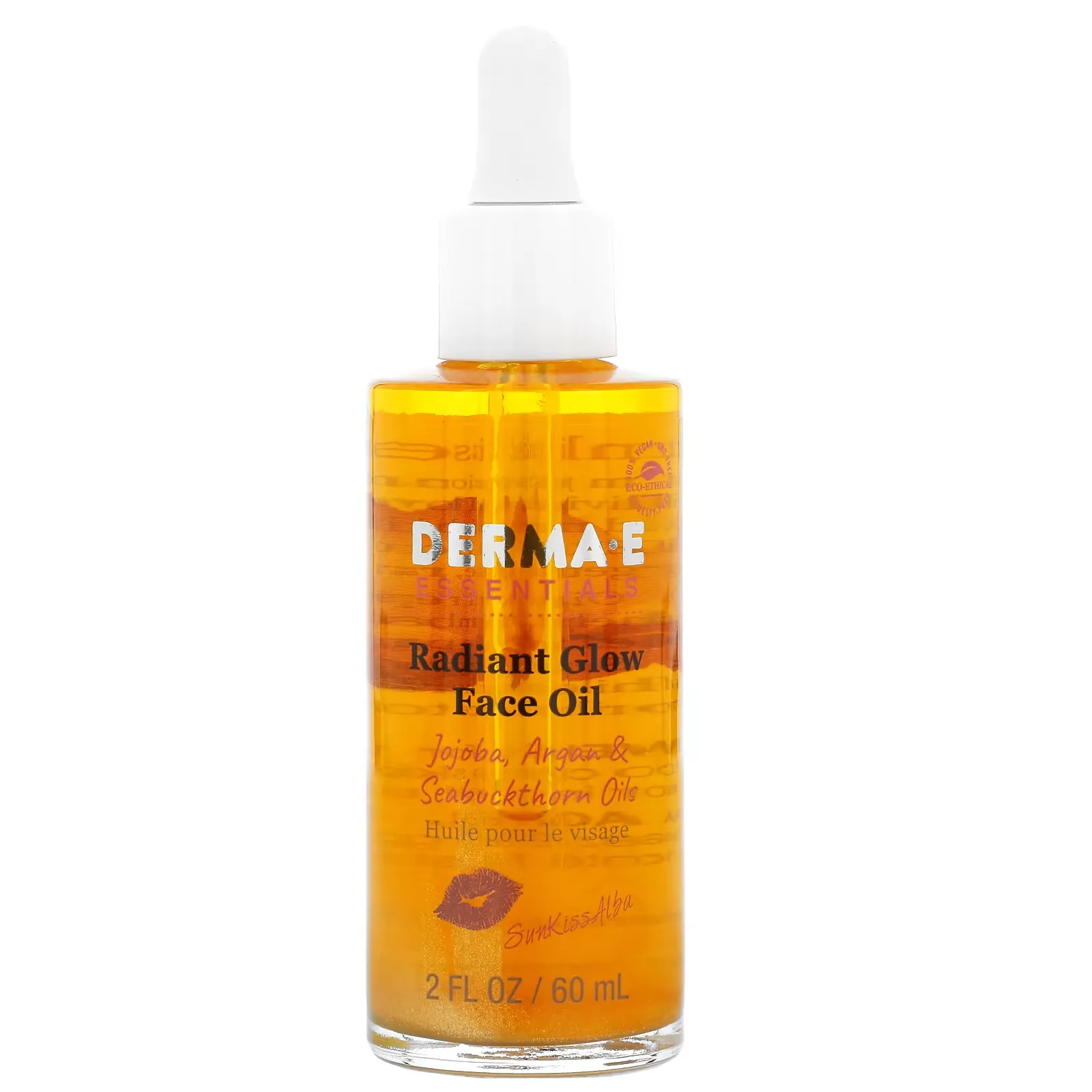 SunKiss Alba, Radiant Glow Face Oil, Jojoba Argan & Seabuckthorn Oils , 2 fl oz (60 ml)