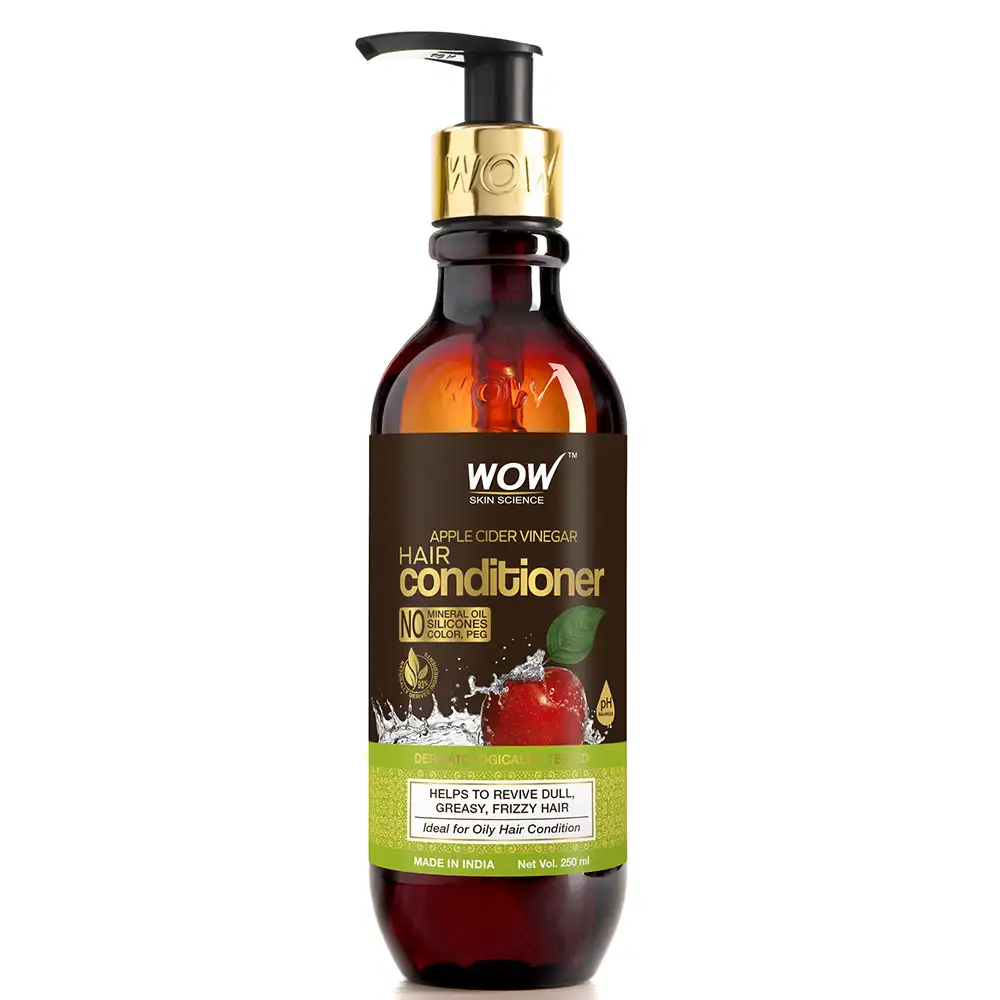 WOW Skin Science Apple Cider Vinegar Hair Conditioner,  250 ml  for Oily Hair