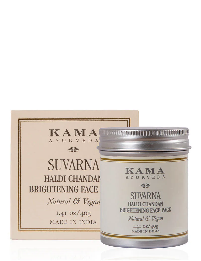 Kama Ayurveda Suvarna Haldi Chandan Brightening Face Pack