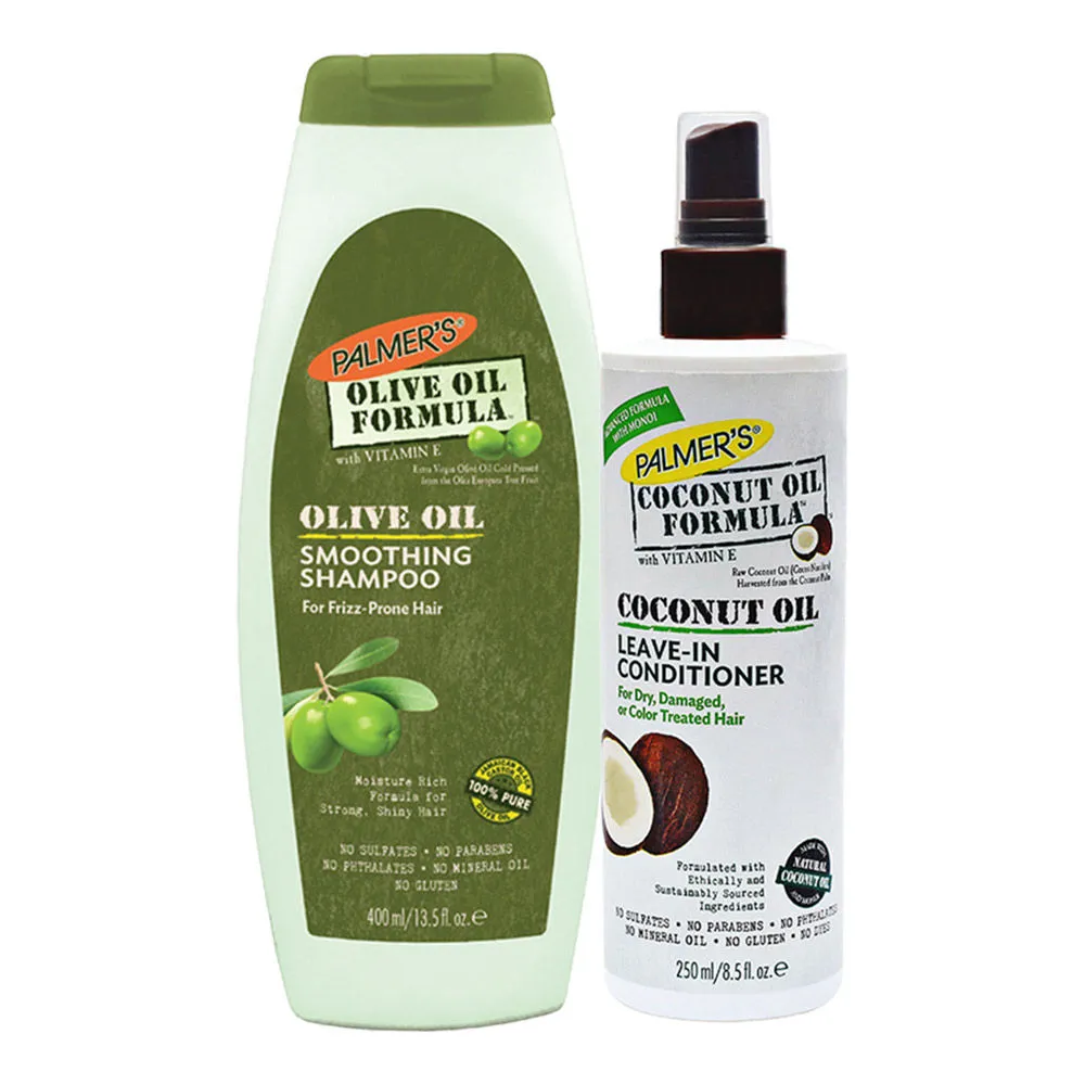 Palmer's Olive Oil Formula Smoothing Shampoo With Natural Fusions Chia Seed & Argan Oil Hair Mask