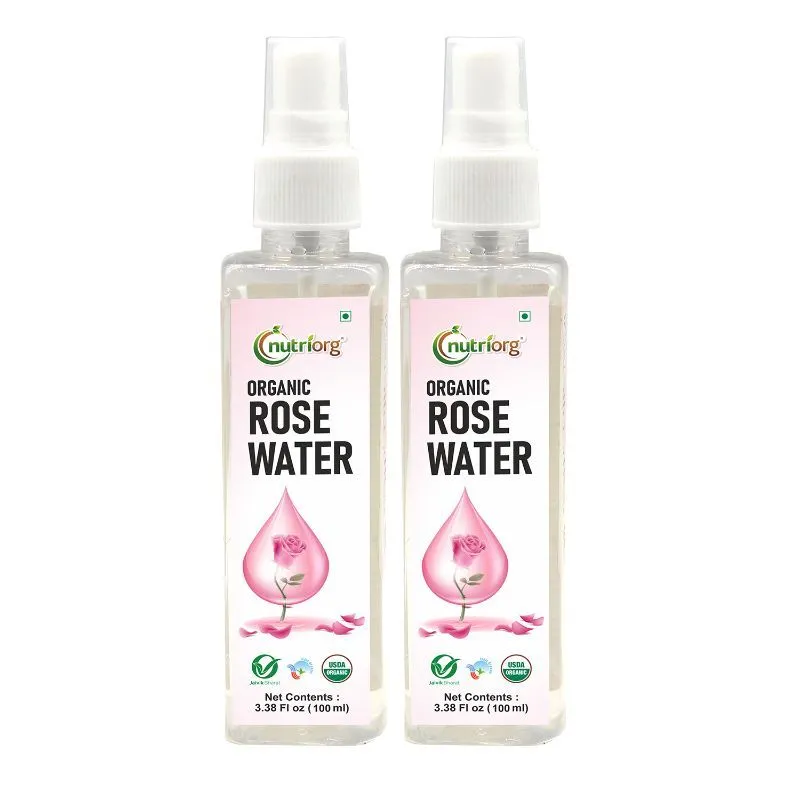 Nutriorg Certified Organic Rose Water (pack Of 2)