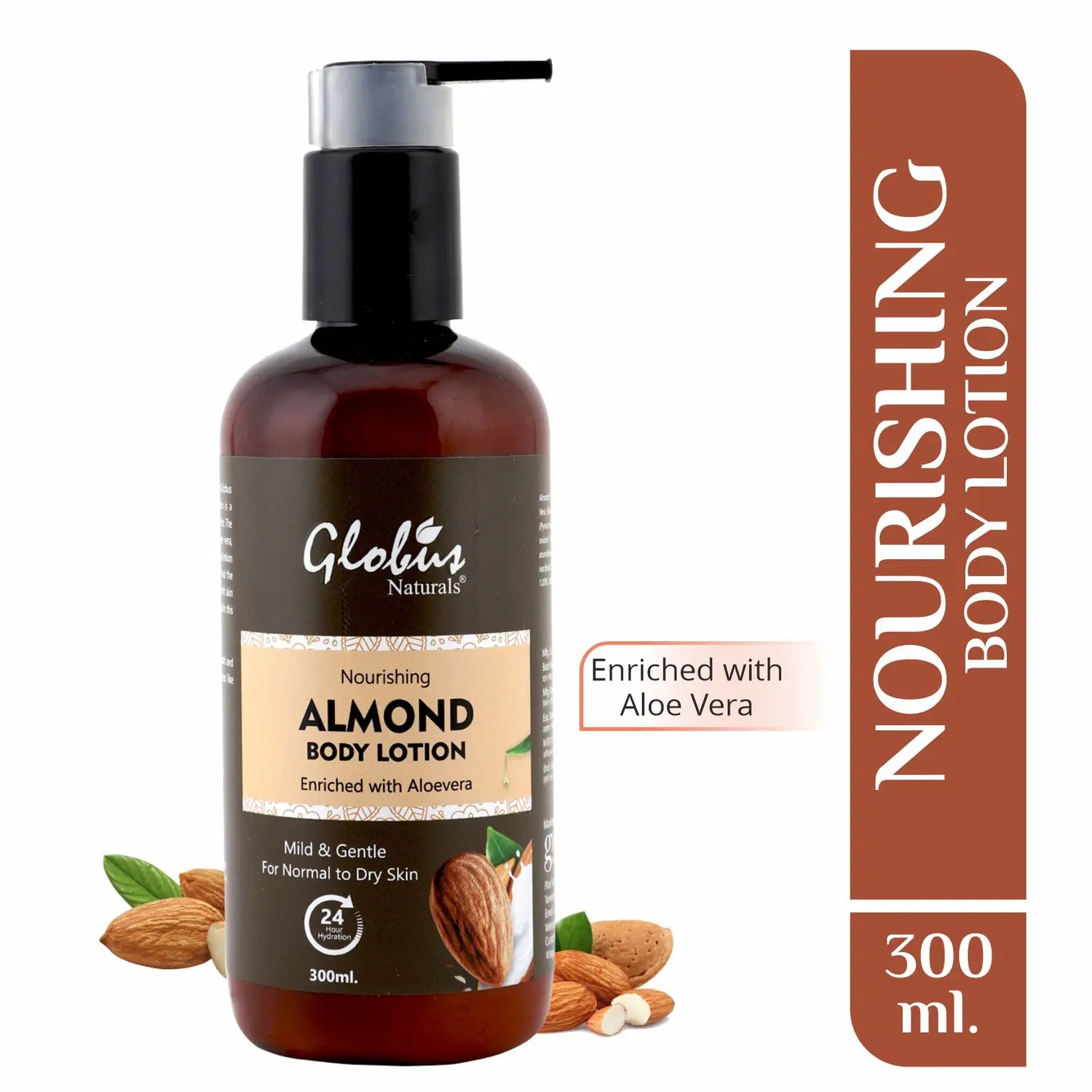 Globus Naturals Nourishing Almond Body Lotion (300 ml)