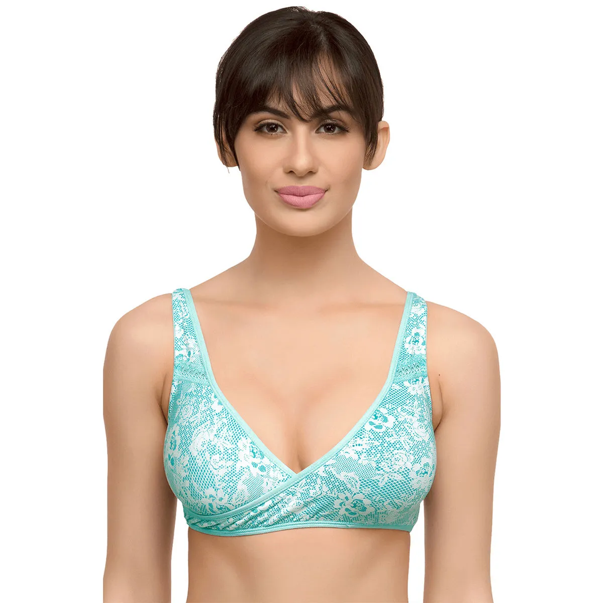 Inner Sense Organic Antimicrobial Sleeping/Feeding Bra Pack of 3 - Multi-Color (36B)