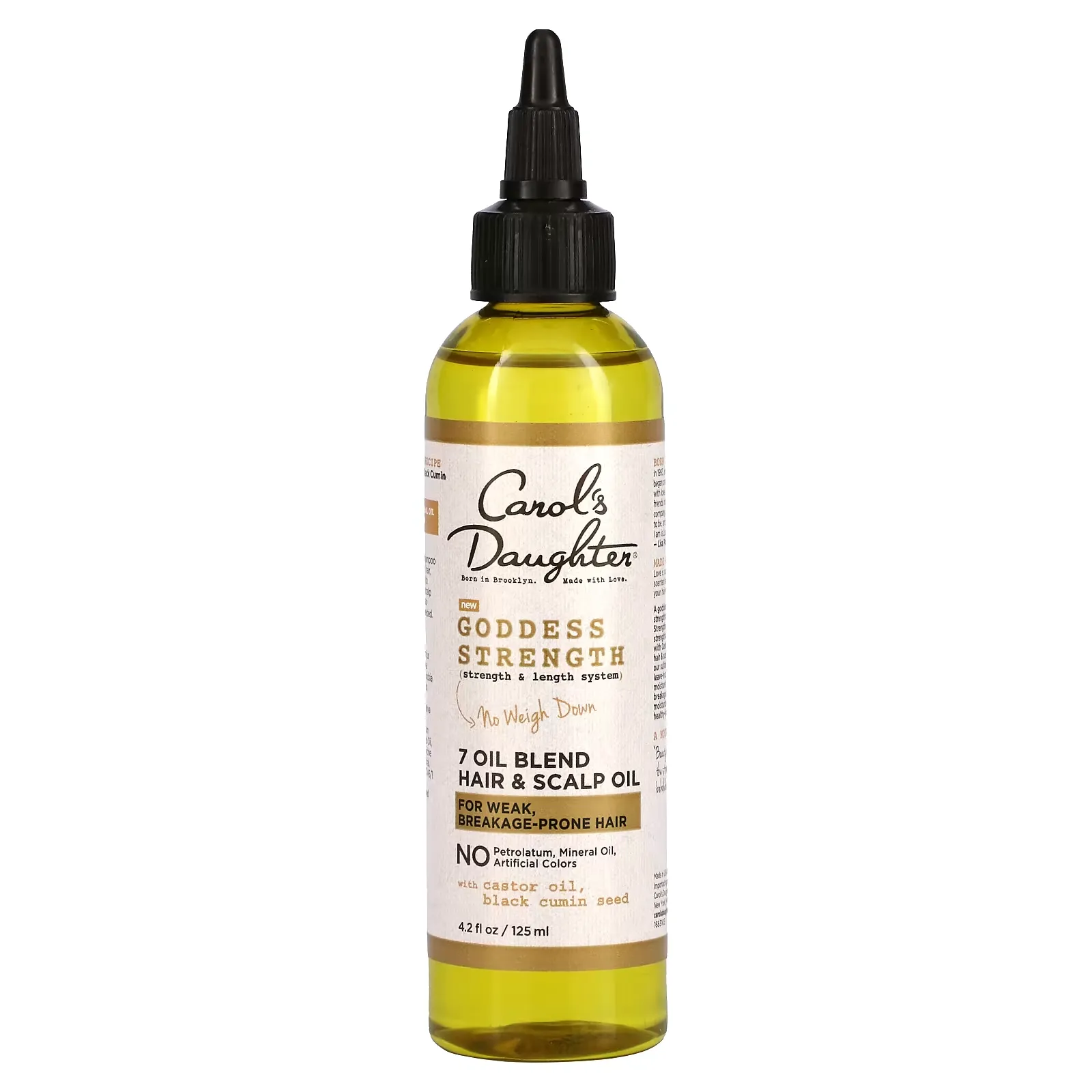 Goddess Strength, Strength & Length System, 7 Oil Blend Hair & Scalp Oil, 4.2 fl oz (125 ml)