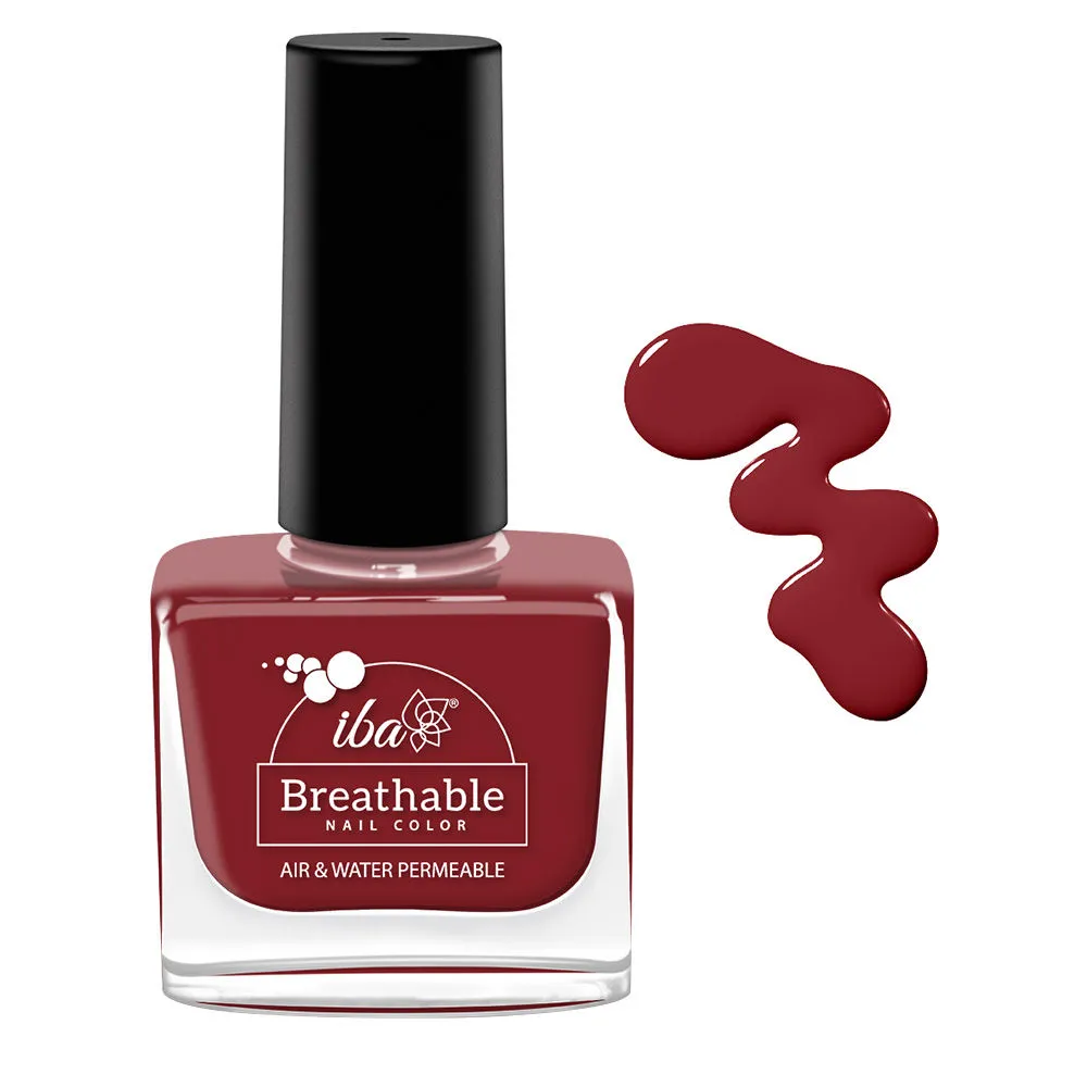 Iba Argan Oil Enriched Breathable Nail Color - B08 Very Berry