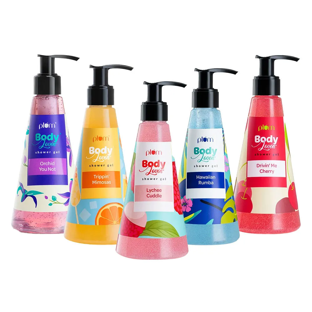 Plum Bodylovin' 5-in-1 Shower Gel Bonanza Bundle Body Washes Sulphate-free Super-moisturizing