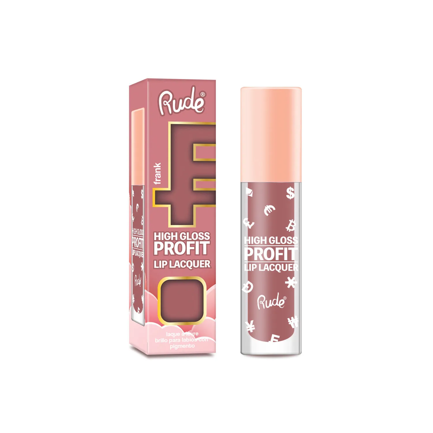 Rude Cosmetics High Gloss Profit Lip Lacquer - Frank