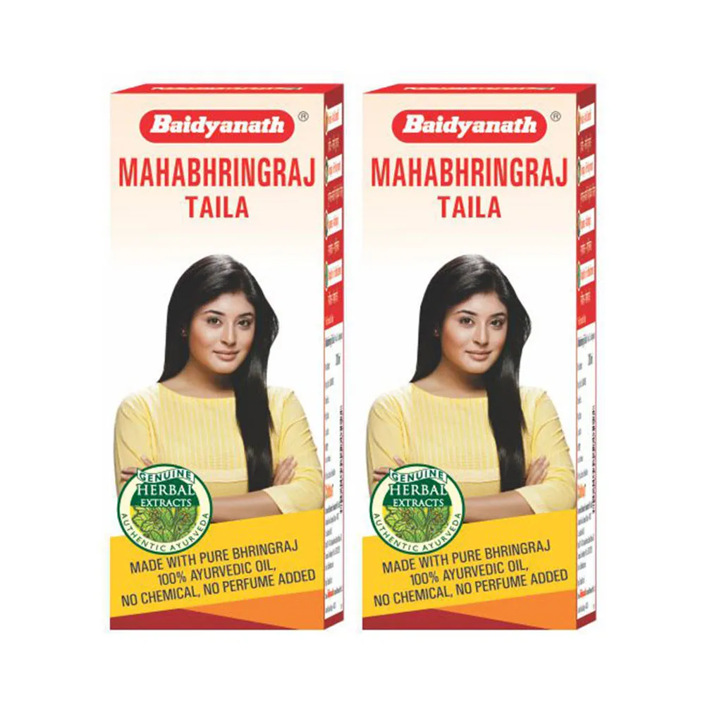 Baidyanath Maha bhringraj Hair Oil - Pack Of 2