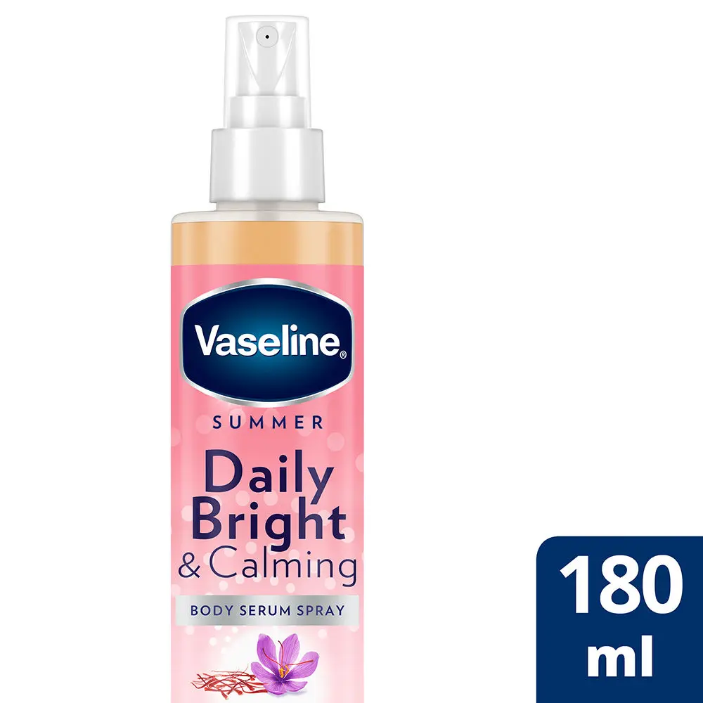 Vaseline Daily Bright & Calming Body Serum Spray 180 ml