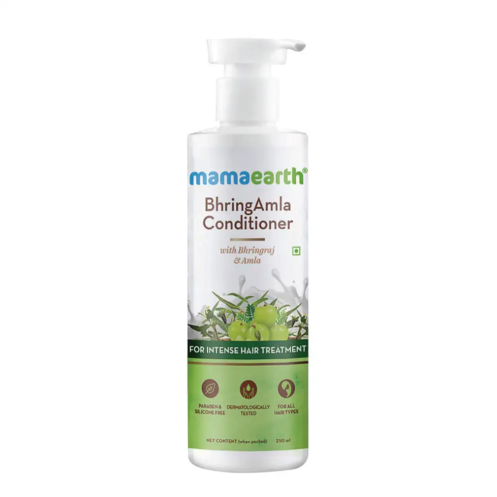 Mamaearth BhringAmla Conditioner,  250 ml  with Bhringraj & Amla for Intense Hair Treatment