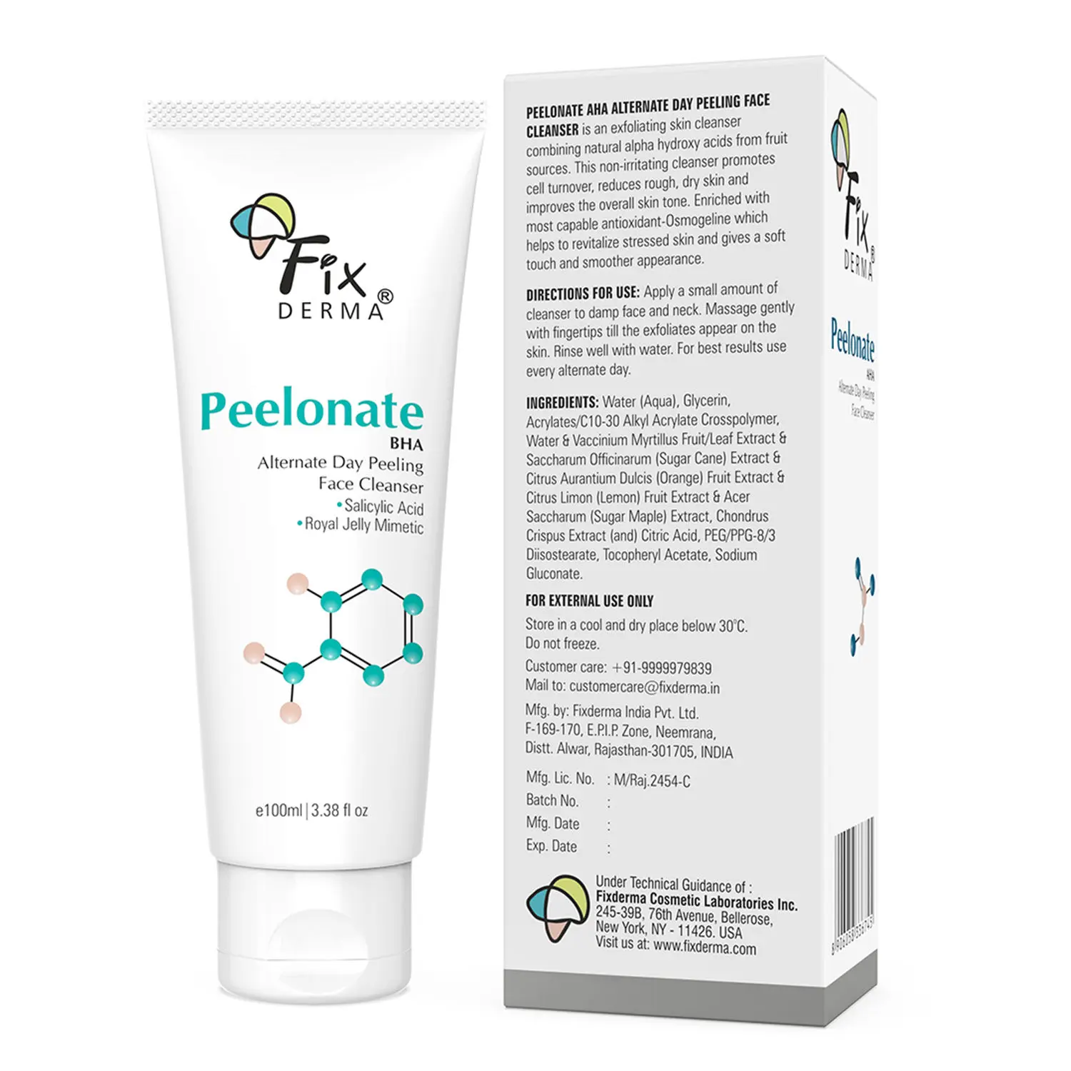 Fixderma Peelonate BHA Face Cleanser 100ml