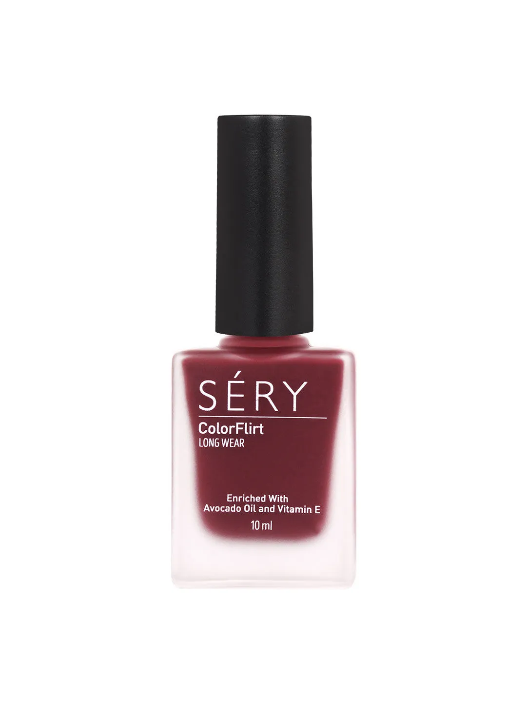 SERY Color Flirt Nail Enamel Matte Classy Wine