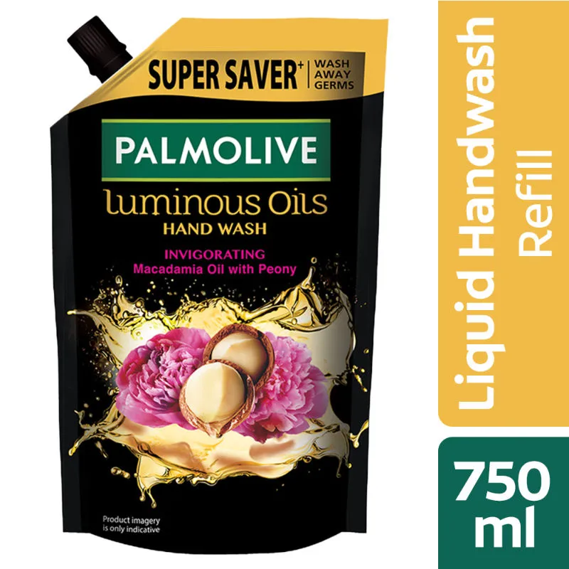 Palmolive Hand Wash Luminous Oils Invigorating Handwash, with Macadamia Oil