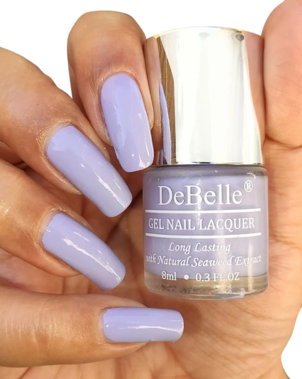 DeBelle Gel Nail Lacquer Creme Blueberry Bliss - Lavender, (8 ml)