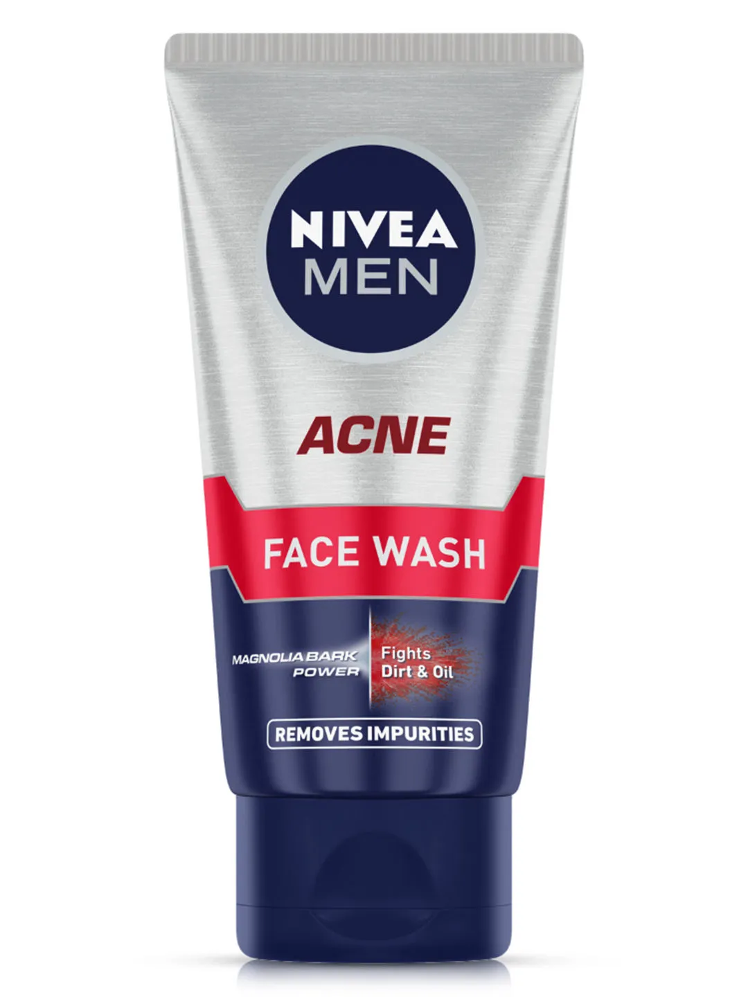 NIVEA Men Acne Face Wash for Oily & Acne Prone Skin, Fights Oil & Dirt with Magnolia Bark Power