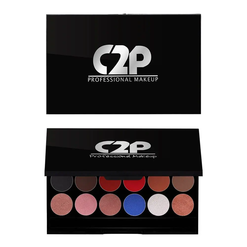 C2P Pro Professional Metal & Matte Edition Eyeshadow Palette