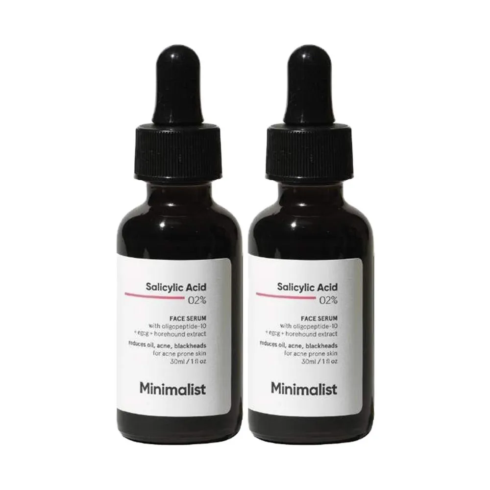 Minimalist Super Value Salicylic Acid 2% Serum Combo