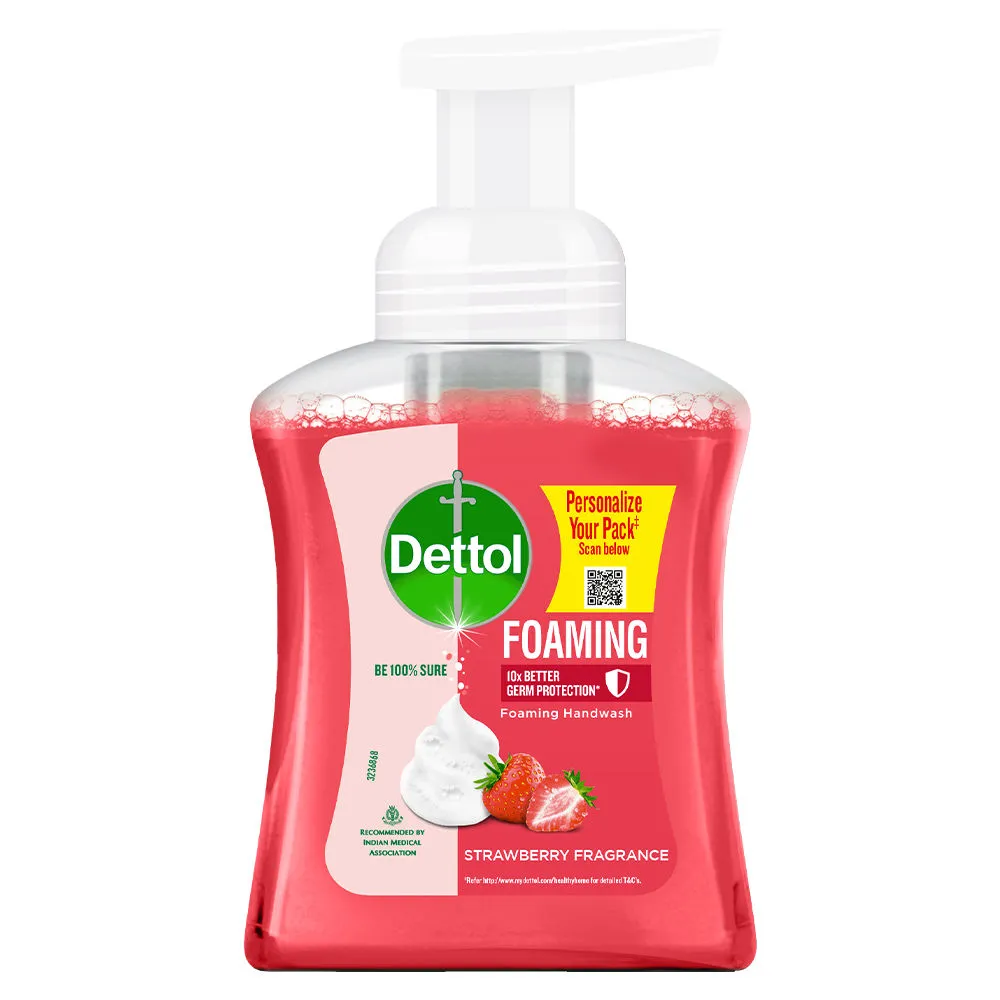 Dettol Strawberry Foaming Handwash Pump