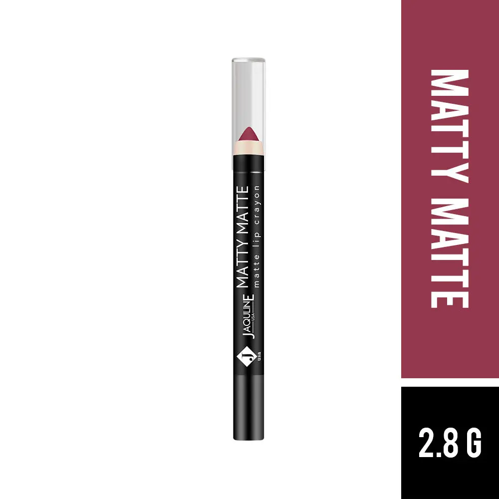 Jaquline USA Matty Matte Lip Crayon 2.8g Bold Babe 4