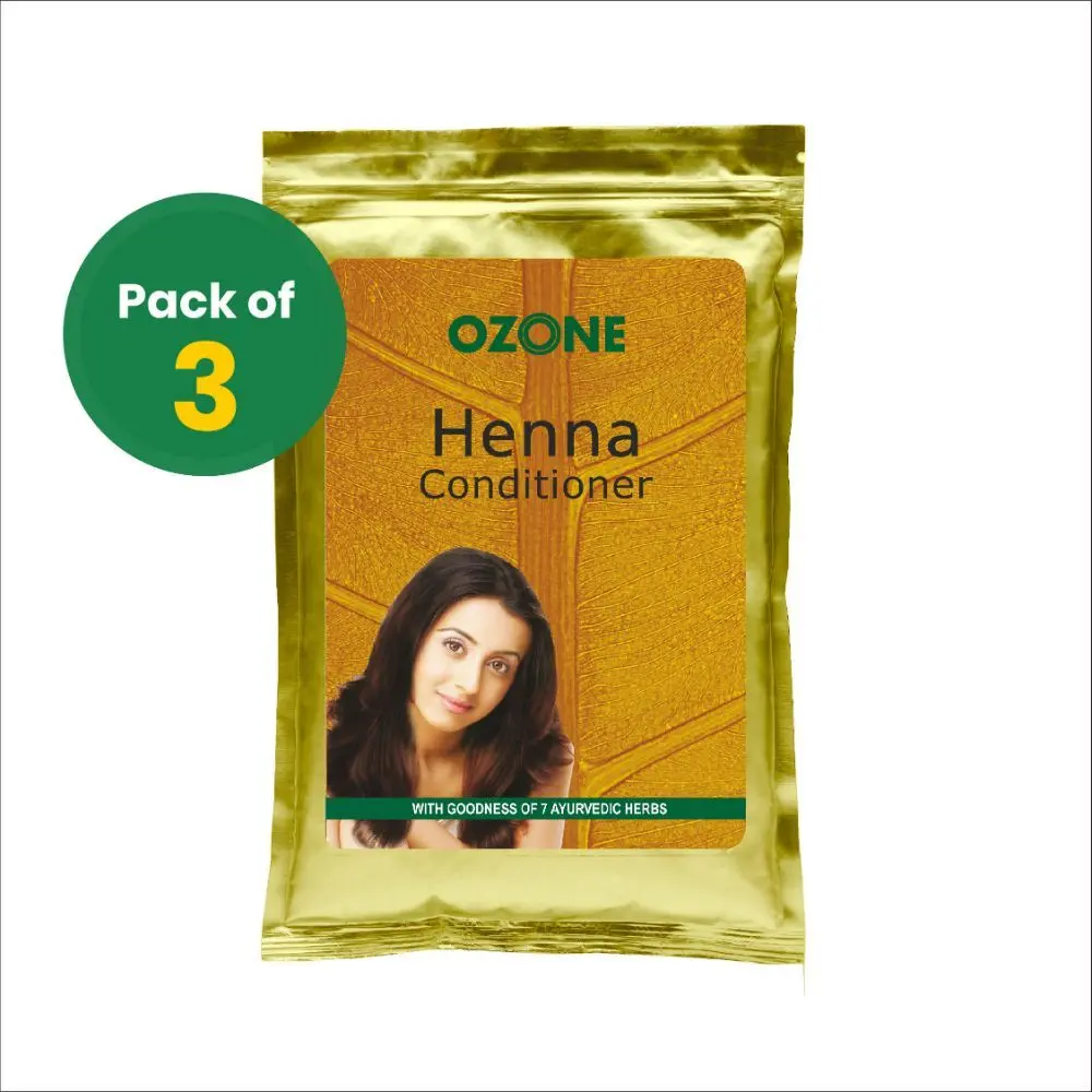 Ozone Henna Conditioner 200 G - Pack of 3