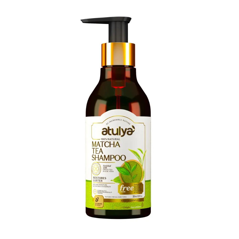 Atulya 100% Natural Matcha Tea Shampoo