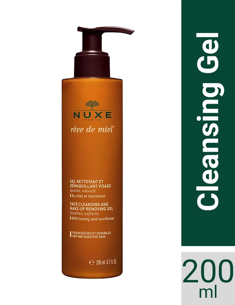 NUXE Reve De Miel Soothing Face Cleansing And Make-up Removing Gel