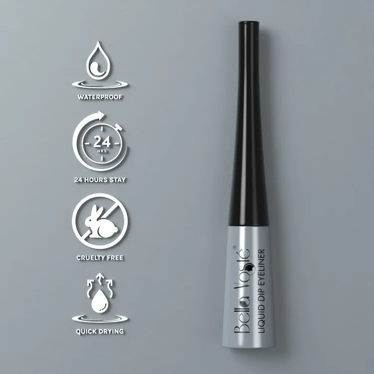 Bella Voste Liquid Dip Eyeliner - 06 Silken Silver