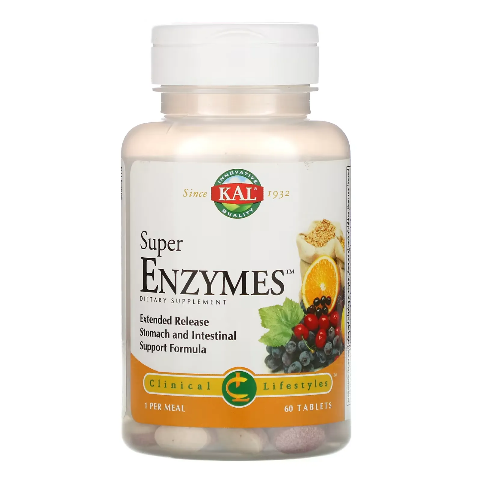 Super Enzymes, 60 Tablets