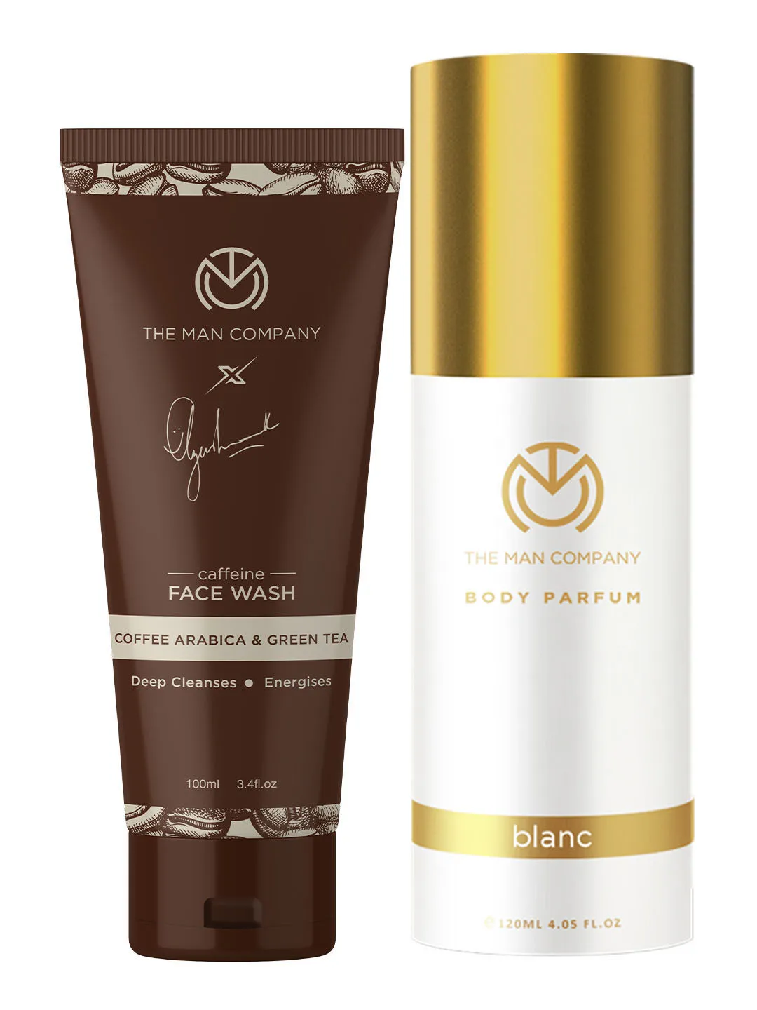 The Man Company Caffeine Face Wash With Blanc Body Perfume