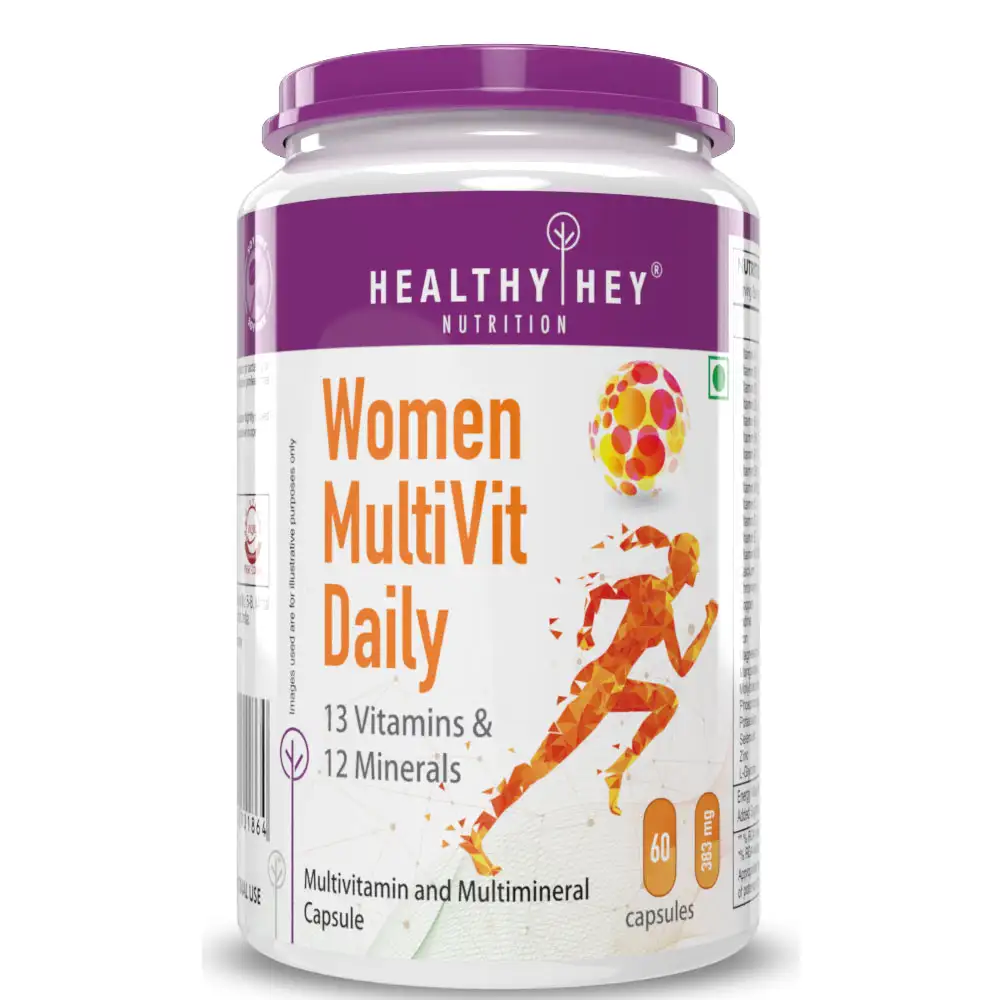 HealthyHey Nutrition MultiVit Daily for Women,  60 capsules  Unflavoured