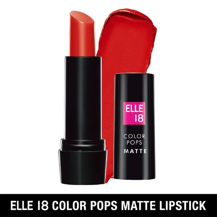 Elle 18 Color Pop Matte Lip Color, Rockstar Red, 4.3 g