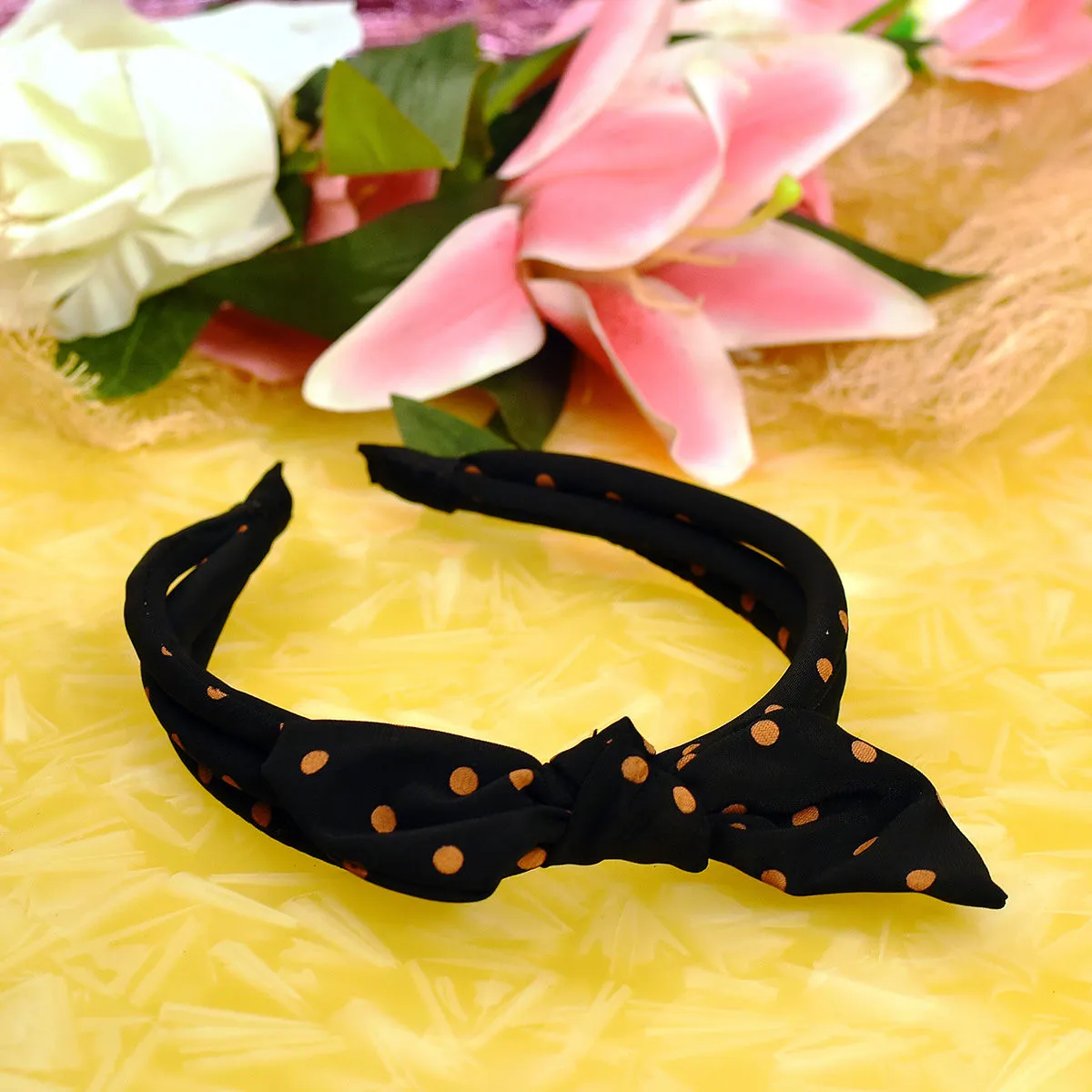 YoungWildFree Black Cute Top Knot Stylish Hairband For Women-New Fancy Design 2021