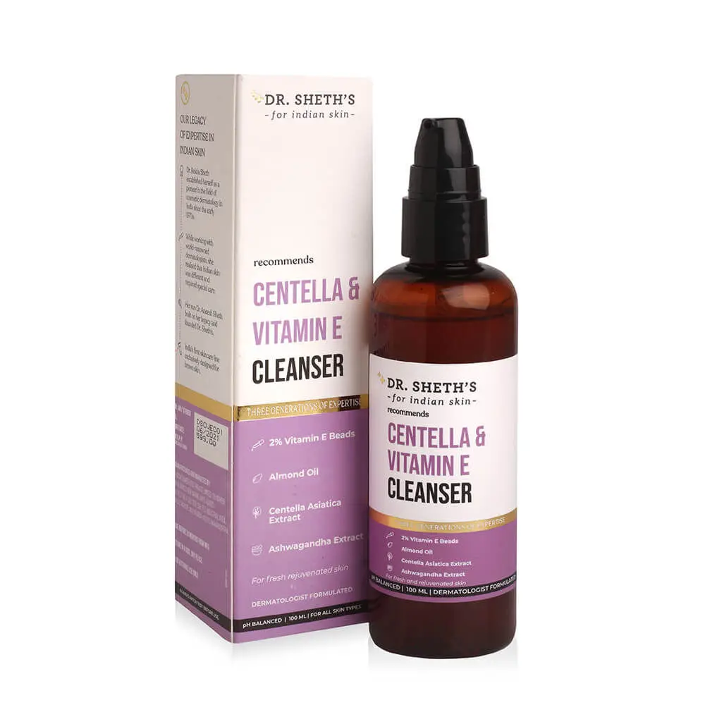 Dr. Sheth's Centella & Vitamin E Cleanser (100 ml)