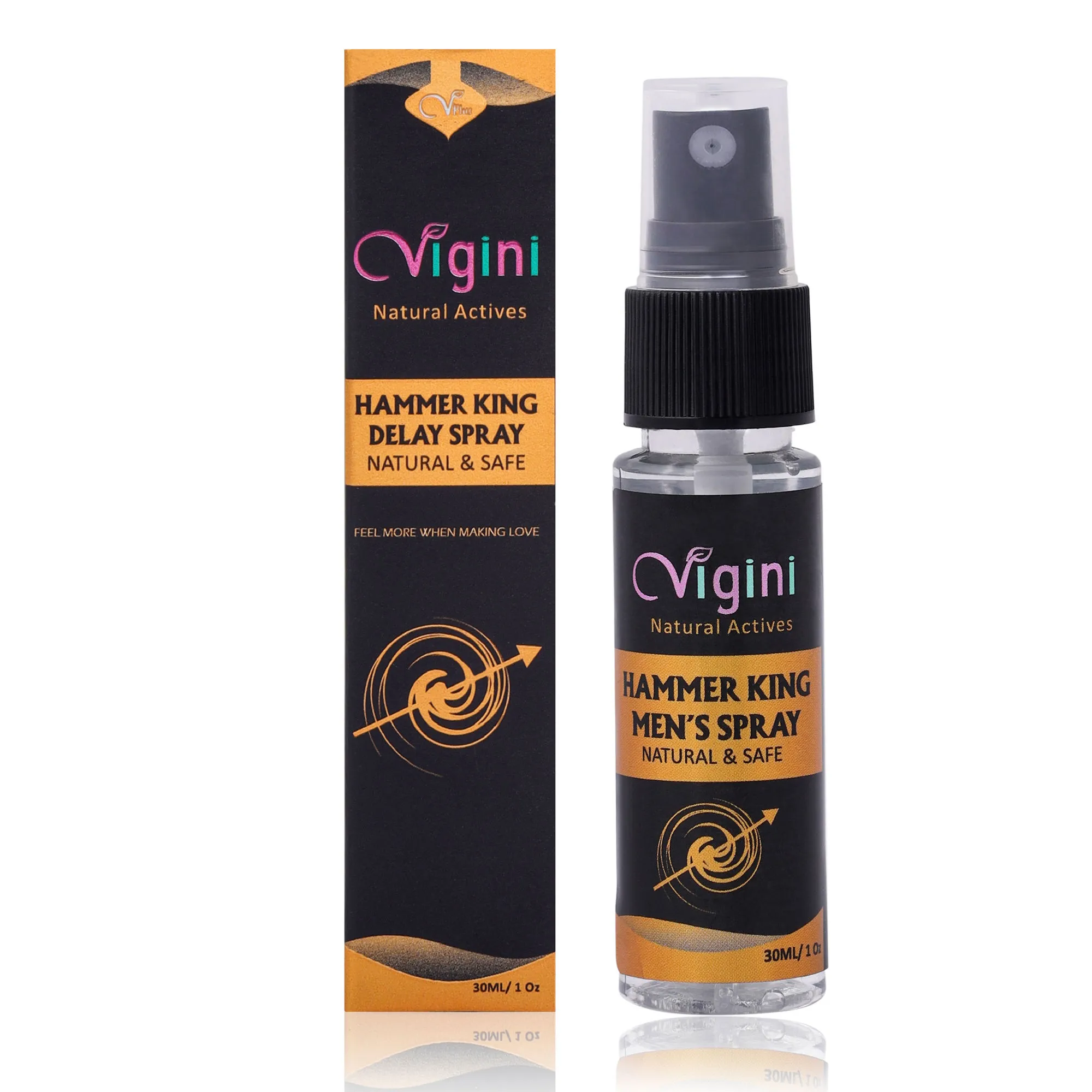 Vigini Hammer King Cfc Free Lubricants Sexual Enhancer Delay Spray Men For Long Sex