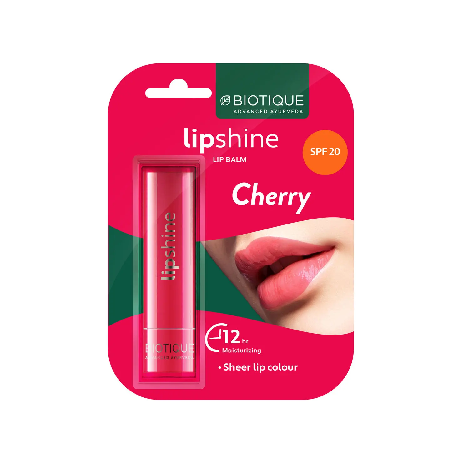 Biotique Natural Makeup Magikisses Lip Balm (Merry Cherry)(4 g)